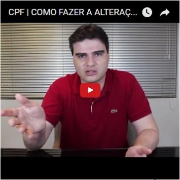 CPF | Como Fazer a Alteração de Dados Cadastrais