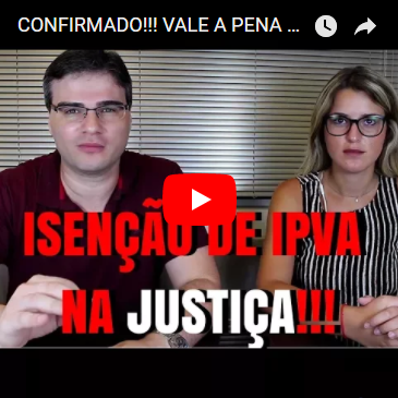 Confirmado: Isenção de IPVA é mantida na Justiça