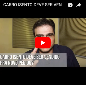 Carro Isento deve ser vendido para um Novo Pedido?