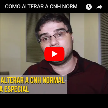 Como Alterar a CNH Normal para a Especial