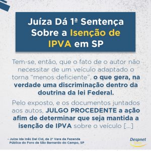 Isenção de IPVA